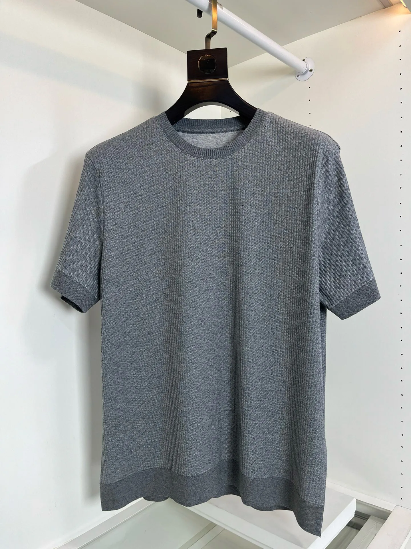 BC old money wind summer long-staple cotton round neck half-sleeved top men's casual short-sleeved T-shirt