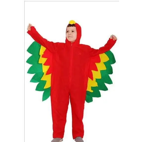 loween Cisas Baby Children's Animal Costume COS Parrot School Activi Bird Dr up Performance Clothes