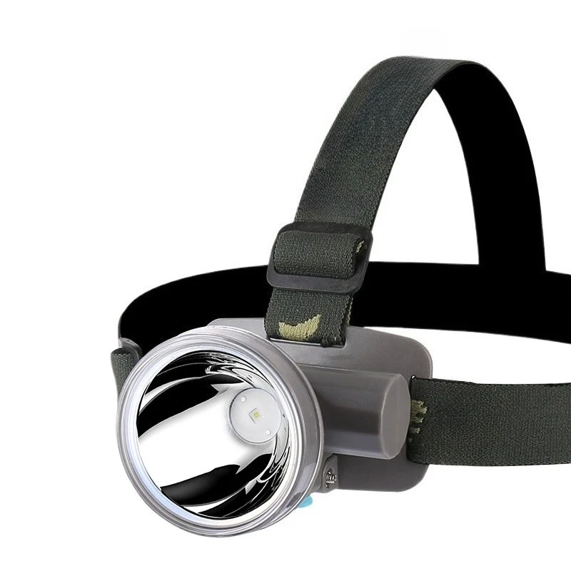Diving headlamp, strong light and long-range, flat light source, lightweight and portable, waterproof, ultra-long battery life