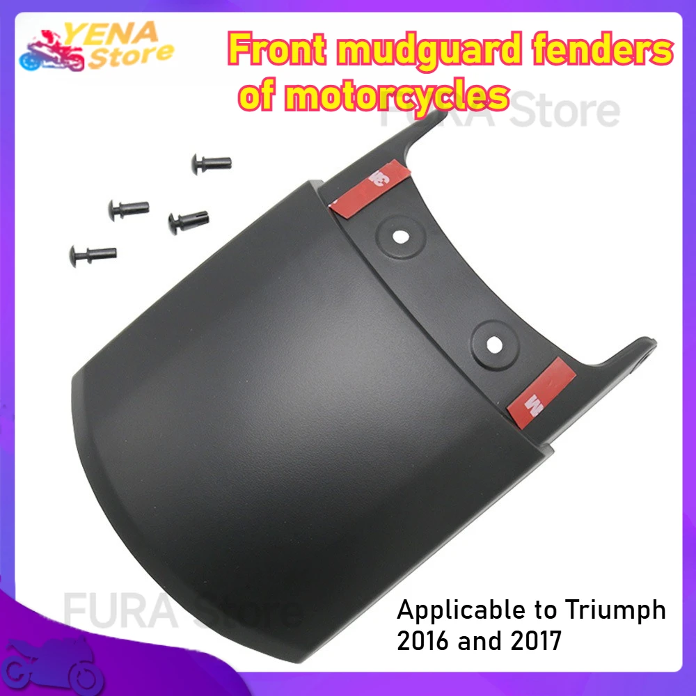 

ABS front mudguard for motorcycle parts, mudguard suitable for Triumph 2016, 2017 extension, black extender