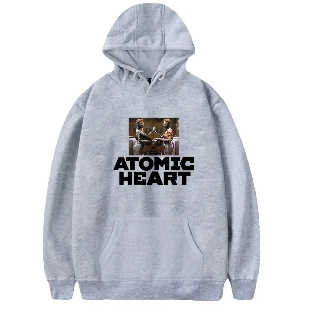 Atomic Heart Game Unisex Hoodie, Long Sleeve Sweater, Harajuku Streetwear, Casual Style, Women's and Men's Clothing