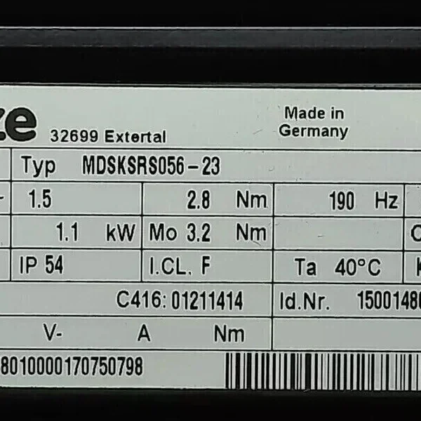 

2026 Mdsksrs056-23 Mdsksrs05623 Motor Brand New Original Spot Plc
