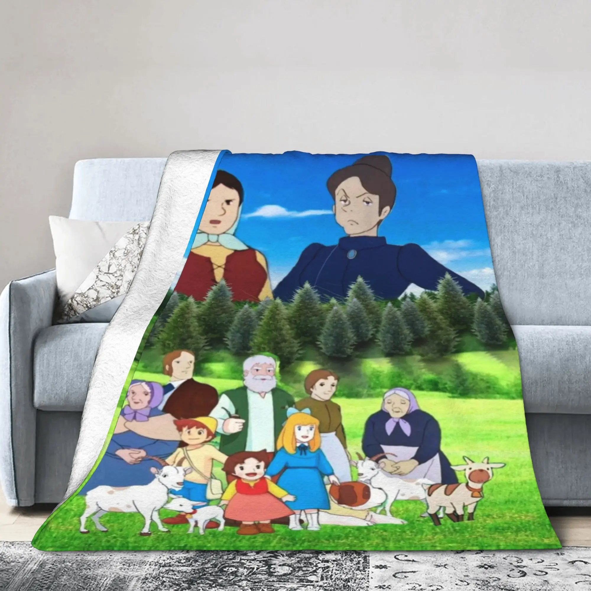 New Arrival Heidi, Girl of the Alps Blankets Soft Fleece  Relax Throw Blankets Machine Washable