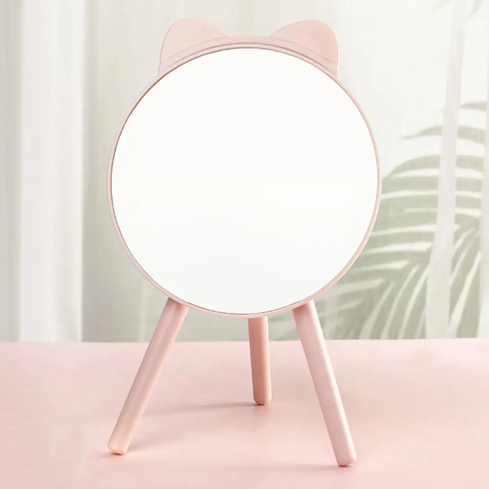 

Элегантное портативное зеркало для макияжа с износостойкой поверхностью, компактный дизайн, настольное зеркало для спальни, ванной комнаты, гостиной