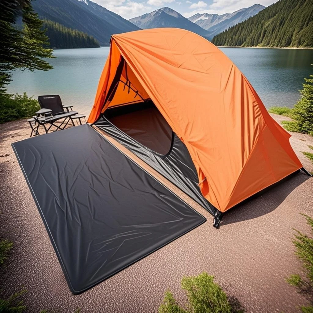 ​Quick-Set 1-Person Aluminum Shelter with Foldable Ground Mat - Ultra-Packable for Solo Adventures