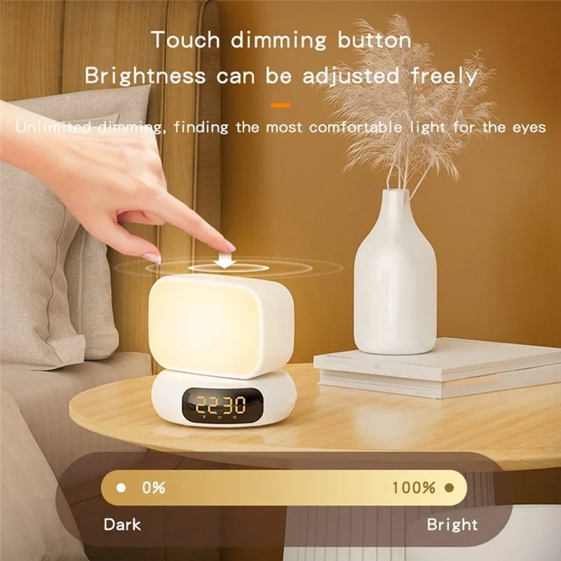 b17bbg-multifunctional-bluetooth-speaker-with-alarm-clock-led-desk-lamp-rotating-clock2pcs