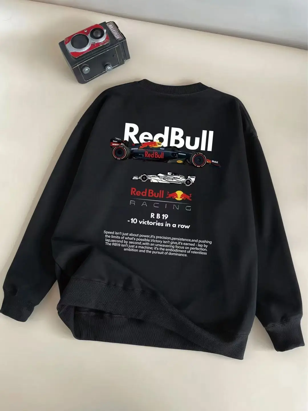 Bluza męska Red Bull Extreme Sports F1 Team Off-Road Speed Downhill Motorcycle, luźny krój, jesień, casual