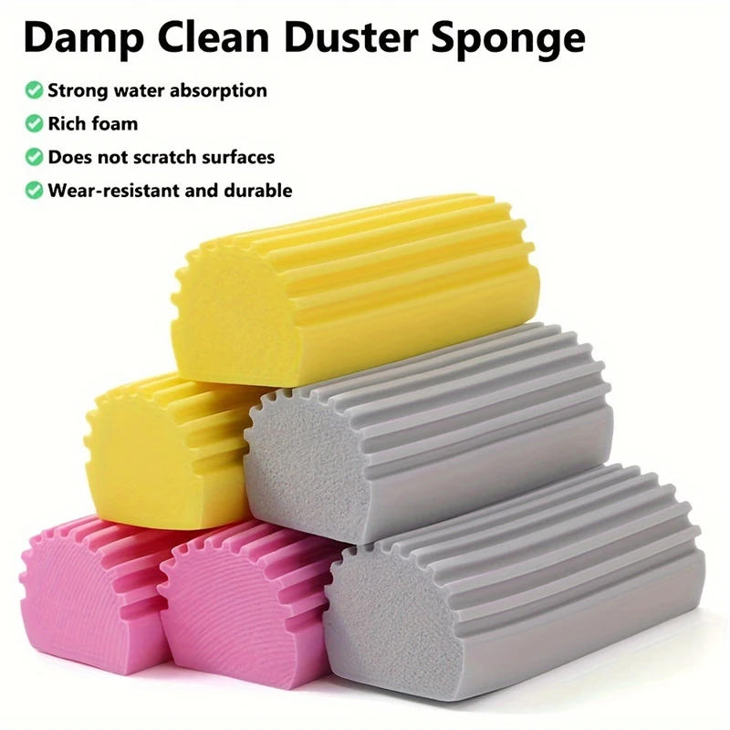 Wet Duster PVA Sponge Reusable Car Detail Wash Brush Duster for Venetian Blinds Glass Windows Car Cleaning Tool Car Accessories