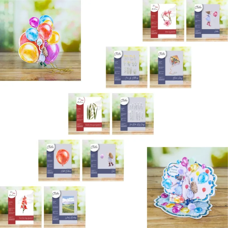 Gale Nested Kite Windy Meadows Cutting Dies Scrapbook Diary Decoration Stencil Embossing Template DIY Greeting Card Handmade