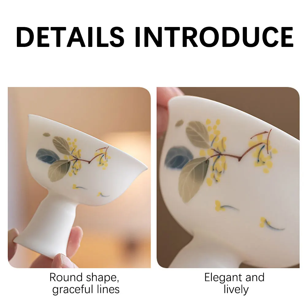 فناجين القهوة خمر خمر فنجان الكونغفو الأزهار الجدة المصاحبة الحاضر #5