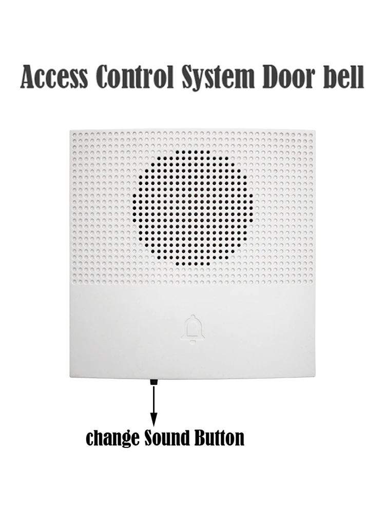38 Sound Access Control DoorBell Wired Door Bell DC 12V Vocal Wired Doorbell Welcome Door Bell For Access Control Kits Only
