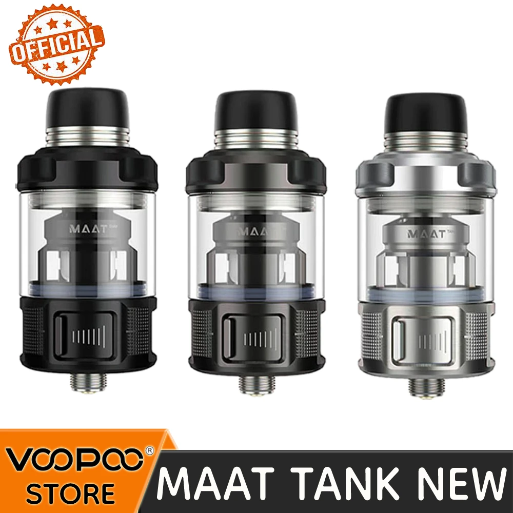 VOOPOO MAAT Tank New 6.5ml 5ml 2ml Sub Ohm Atomizer Vaporizer Top Fill TPP DM-3 /TPP DM-2 Coils Electronic Cigarette Vape Tank