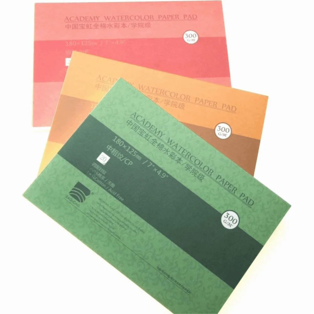 bloco-de-papel-para-aquarela-com-20-folhas-300g-100-algodao-caderno-de-desenho-para-aquarela-32k-16k-8k-papel-artistico-para-desenho-em-aquarela