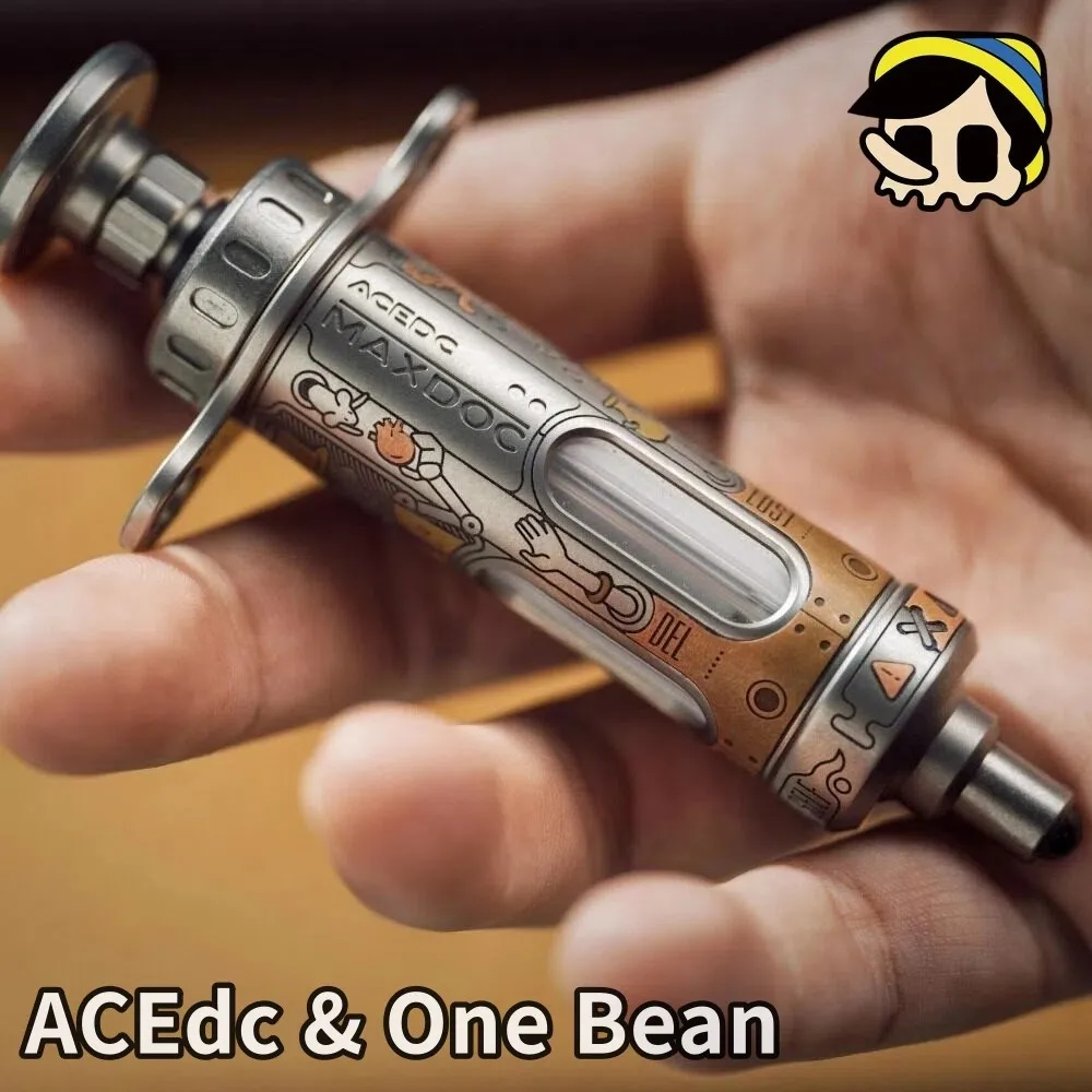 ACEdc & One Bean MAXDOC Magnetic Levitation Titanium Push Slider Stress Release Toy EDC Tool Anxiety Relief Gadgets