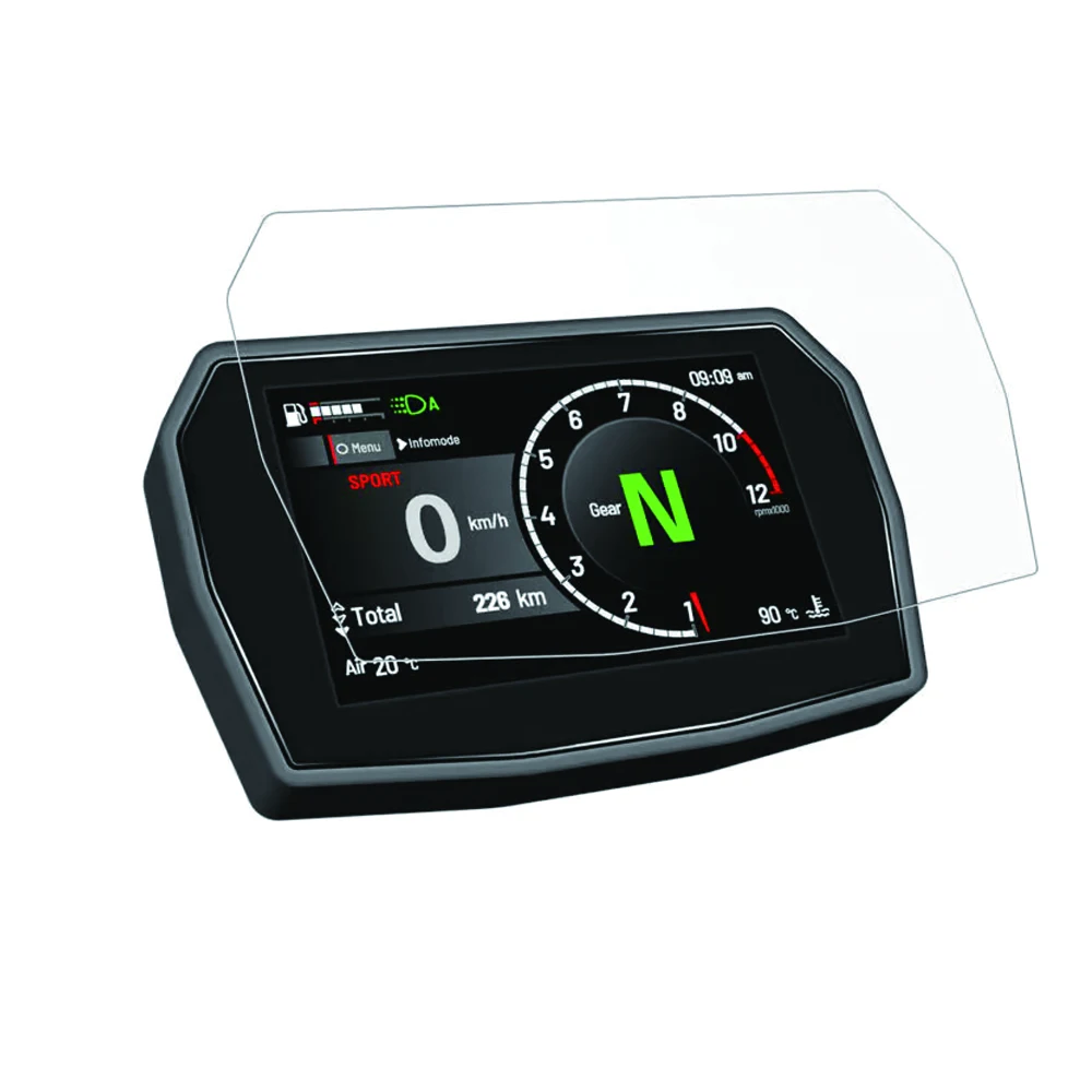 2026- Motorcycle TPU  Scratch Cluster Screen Dashboard Protection Hypermotard V2 (SP) For Ducati Hypermotard V2 (SP) 