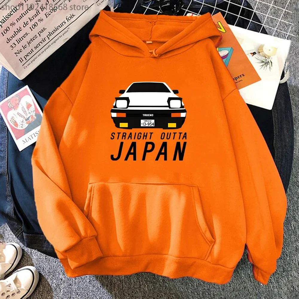 Japan Anime Initial D Hoodie Takumi Fujiwara Tofu Shop Deliverer Ae86 Hachi Roku Jdm Sweatshirt Tops Men's Hip Hop Streetwear