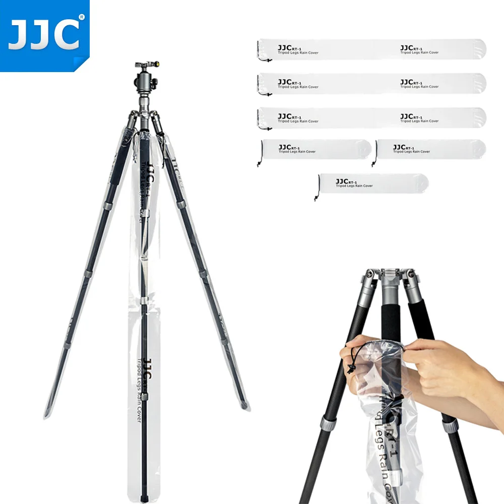 

JJC Waterproof Tripod Leg Rain Covers Raincoat Tripod Equipment Monopod Protective Case Rainproof Accessories Drawstring Closure