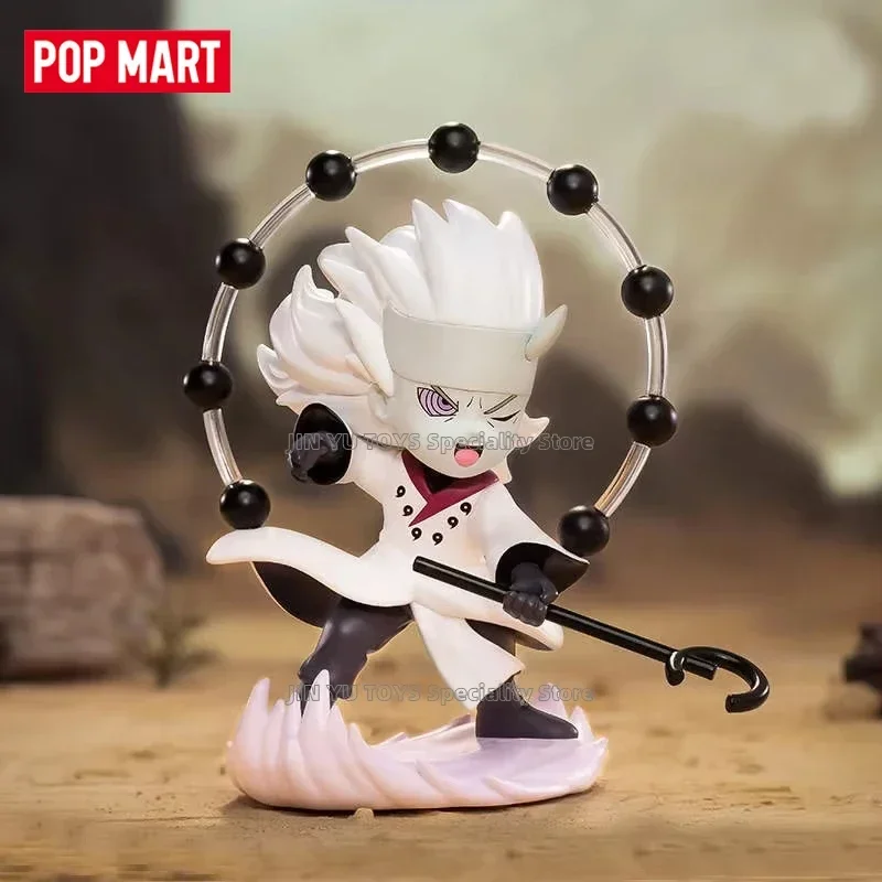 POP MART Ninja World War Series Blind Box Cute Anime Figure Model Kawaii Doll Collectible Surprise Toys Gifts Desktop Ornaments