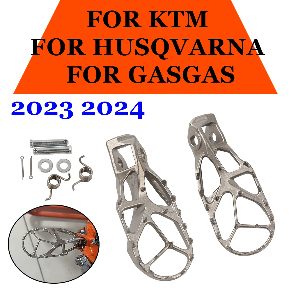 

Колышки для ног, подставки для ног, педали для KTM для Husqvarna EXC 300 XCW XC SX F XCFW XWF 125 - 500 FC FX TX TE FE GasGas EC EX MC 2024