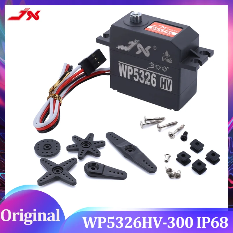 JX WP5326HV-300 IP68 26kg Servo digitale impermeabile Metal Gear Motore con anima a coppia elevata per RC Auto Robot Drone Barca Buggy Crawler