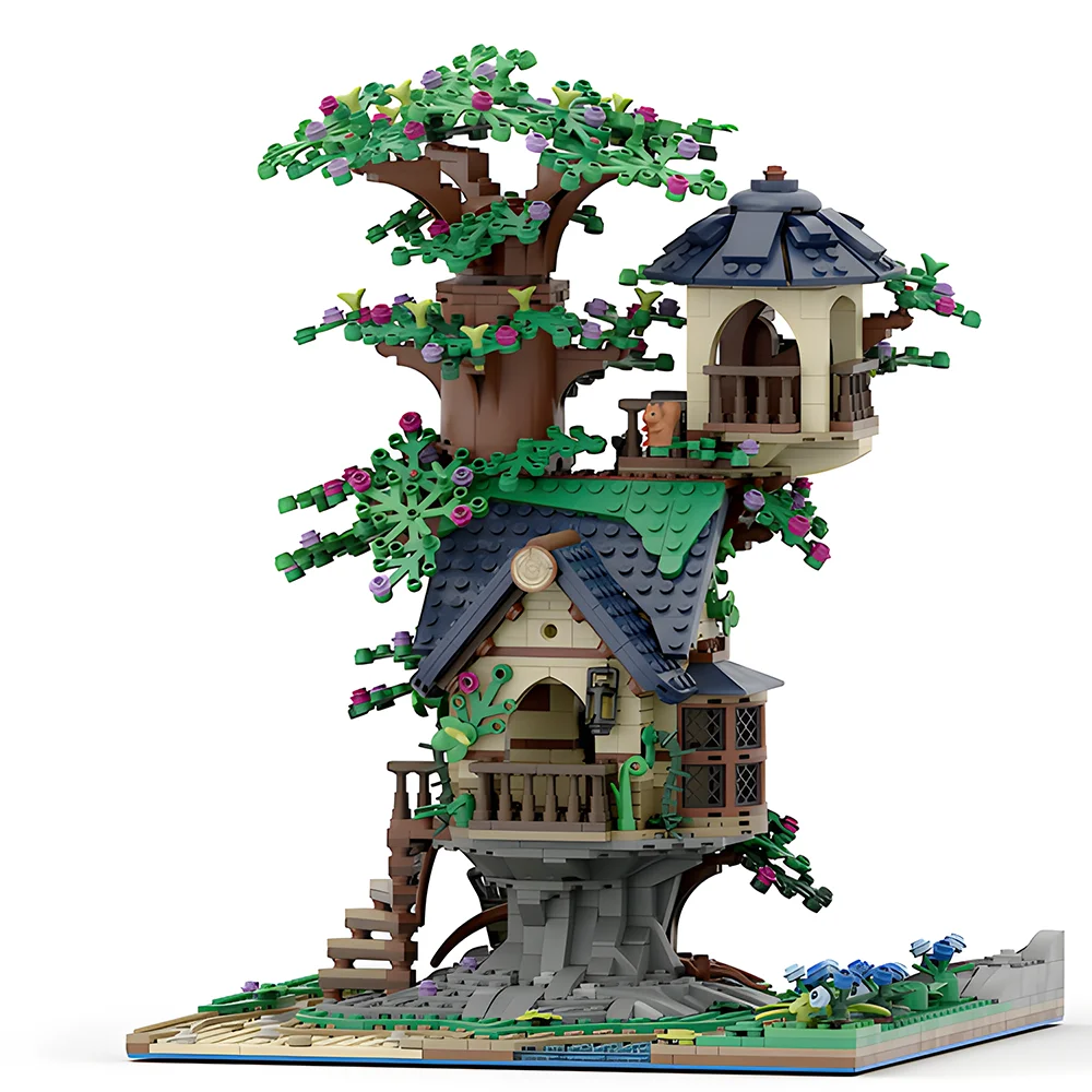 

1507PCS MOC Little Tree House Elf Hut Model Building Blocks Assembly Bricks Set Toys for Children Toy Christmas Gifts
