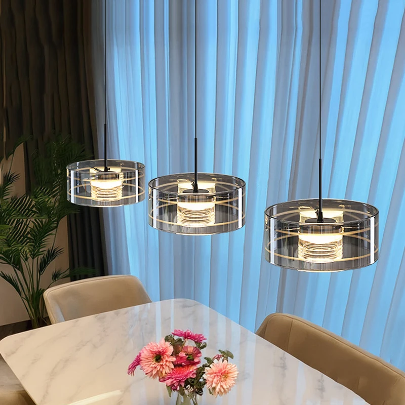 

Modern home decor led lights pendant light lamps forstaircase Chandeliers for living room hanging light indoor lighting
