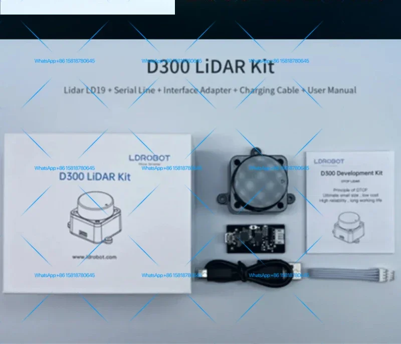 LDROBOT LD06 LD19 LD14 LD14P D200 D300 Laser Lidar Sensor Indoor Outdoor SLAM Mapping ROS1 ROS2 Range Detector