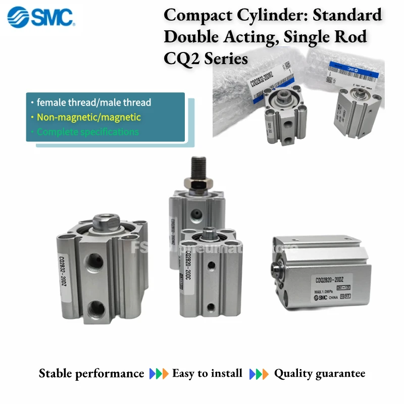 CQ2B16 CQ2A16 CDQ2A16 CDQ2B16-5 10 15 20 25 30 40 45 50 D DC DZ DCZ DM DCMZ DMZ  SMC type Compact Cylinder CQ2B CQ2A CQ2 Series