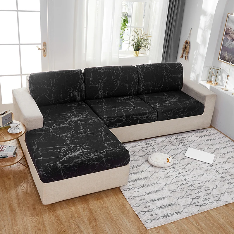 1PC Elastic Seat Cushion Cover Chair Cover Stretch Sofa Cover For Living Room Sofa Slipcover Protector Washable Removable