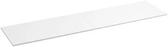 

Commercial Poly Table Top, NSF Listed Cutting Board Surface, White, 24 x 96 Inch, 3/4 Inch Thick, Without Backsplash