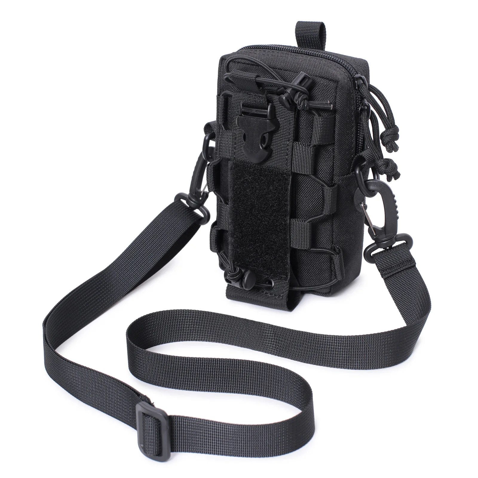 Molle EDC Pouch Water Bottle Canteen Kettle Carrier Holder Outdoor Sports Phone Holder Travel Camping Hiking Hunting Waist Bag