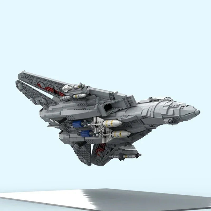 Moc อาคารอิฐทหารรุ่น F14D Super Tomcat Bomber เทคโนโลยี Modular Blocks ของขวัญของเล่นเด็ก DIY ชุดประกอบ