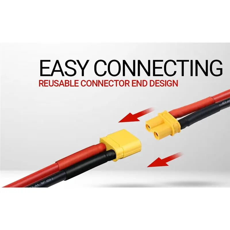 Cost Effective 5 Pairs XT30 Plug Connector Female And Male With 100Mm Wire