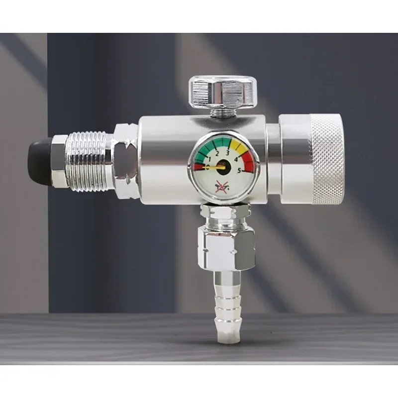 

1PC Oxygen Pressure Pressure Reducing Valve Gauge Acetylene/ Propane Meter 8mm Thread Brass Adjustable Regulating Valve