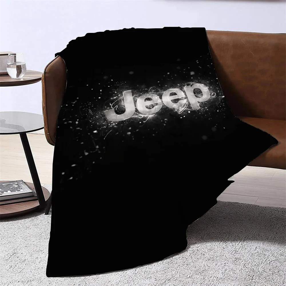 Jeeps Fluffy Soft Blankets & Throws Designer Blanket King Size Home Interior Beach Towel Bed Throw Knitted Plaid Luxury Bedding