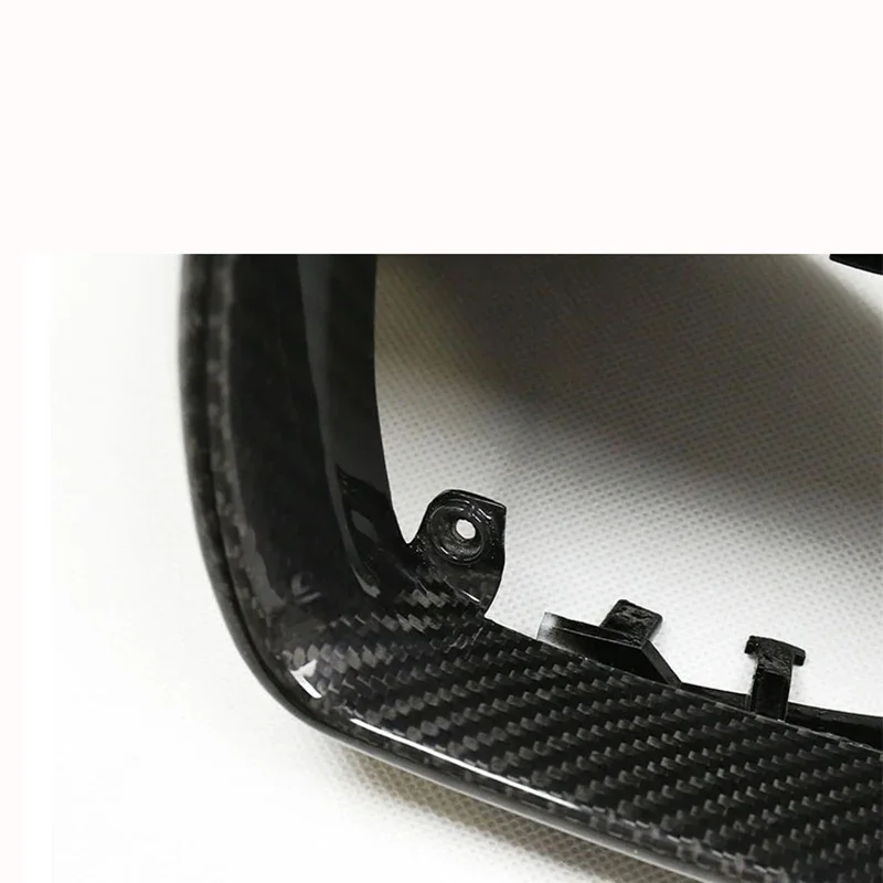 981 Carbon Fiber Fibre Side Mirrors Cover Caps Fit For Porsche Cayman