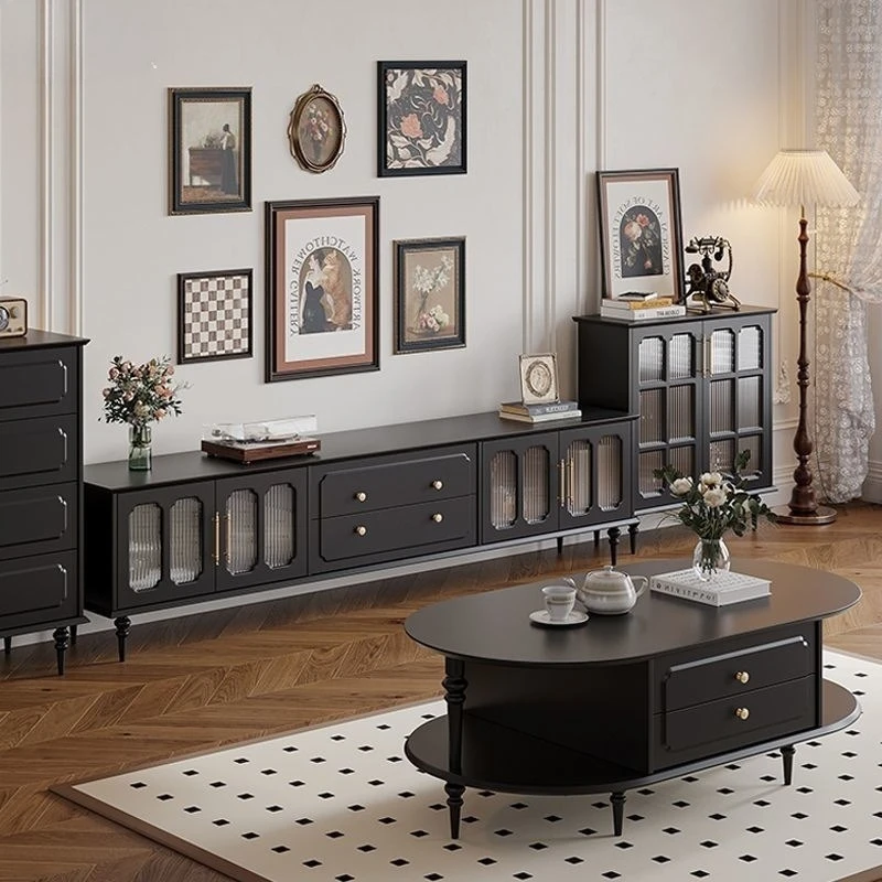 

Винтажная тумба под телевизор для гостиной с ящиками, оригинальный дизайн, скандинавский стиль, легкая роскошь, мебель для дома, Gabinete HQ40DS