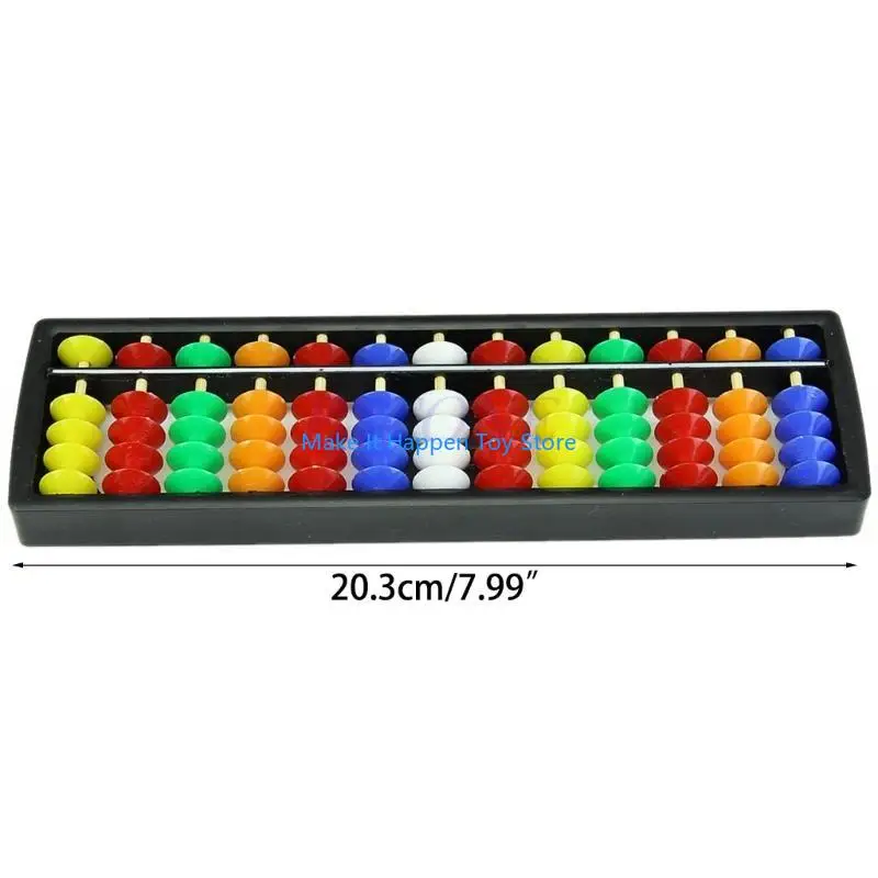 28EC Przenośny arytmetyczny soroban dla kolorowych koralików Matematyka Oblicz narzędzie