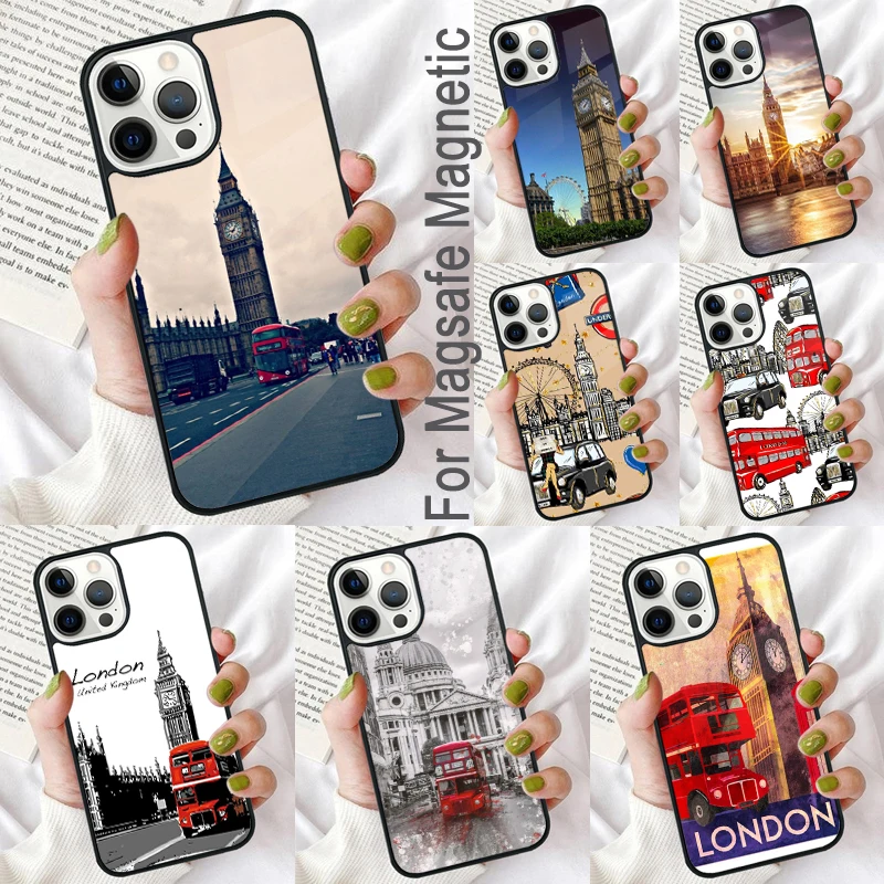 Phone Cases London - เคสโทรศัพท์ลายรถบัสสีแดงลอนดอน บิ๊กเบน สำหรับ iPhone 17 Air
