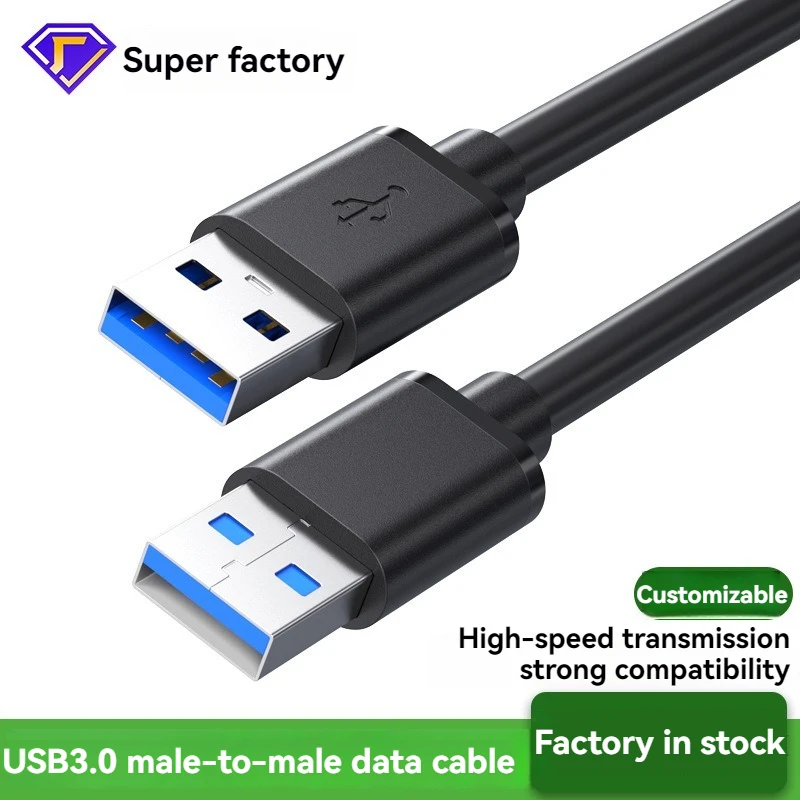 

Удлинительный кабель USB 3.0 USB «папа-папа» 5 Гбит/с Кабель для быстрой передачи данных USB3.0 для компьютера, ноутбука, мобильного жесткого диска ТВ