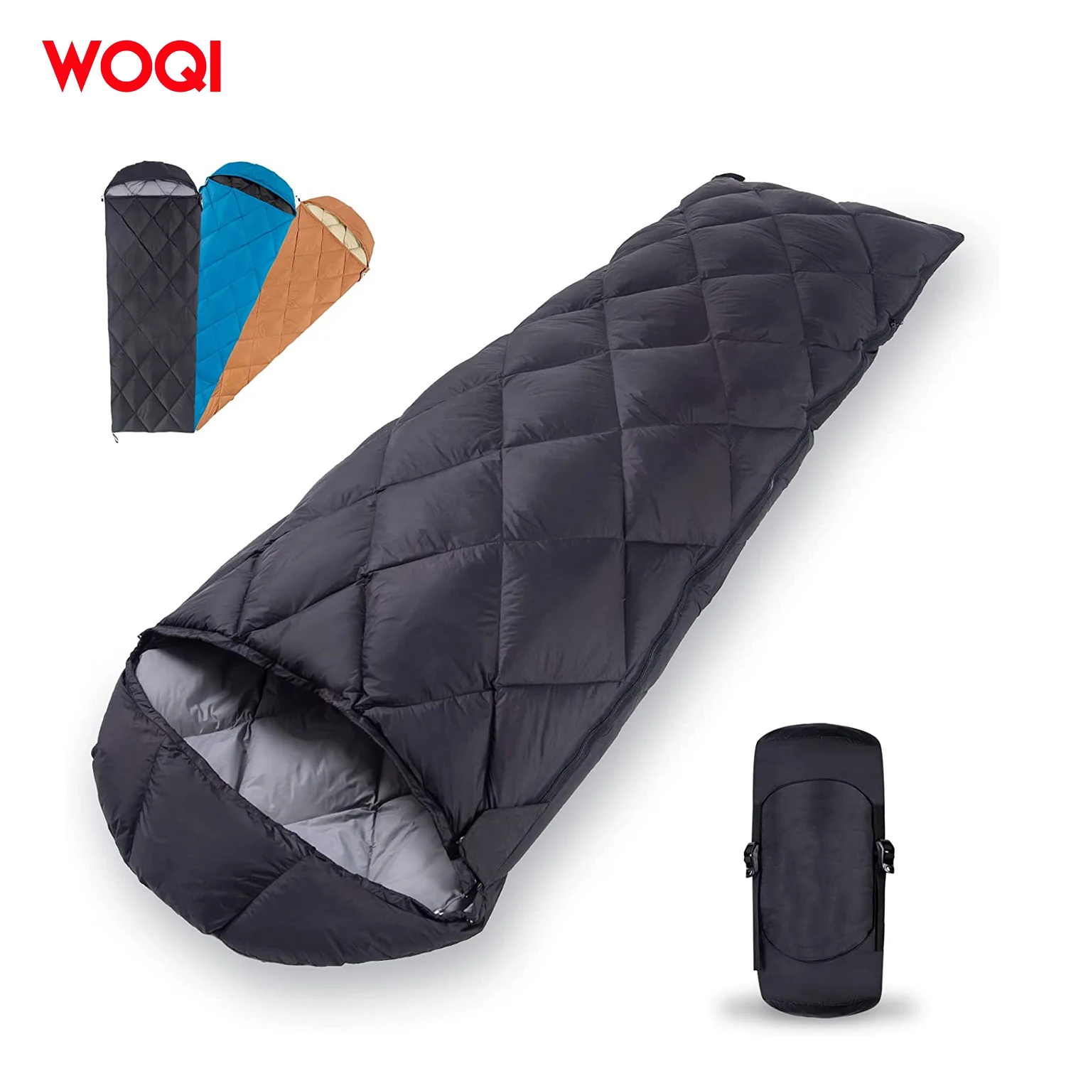 

Extreme Warm Ultralight Outdoor Camping Duck Down Sleeping Bag with Compression Sack