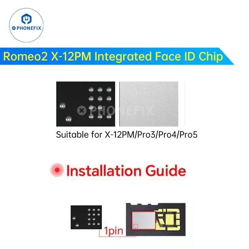 JC Dot Projector Chip JCID Face Universal Integrated IC dot matrix lattice ic For iPhone X-15 13 14 iPad Pro 3/4 Face ID repair