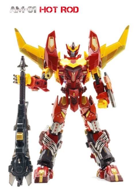 

[Available in Sep/Oct] Transformation KO 4th Party AM-01 Adamas Machina Rodimus Hot Rod 4TH-AM01 Collection Gifts Toys