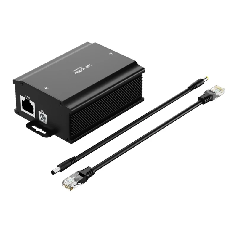 U55B Metal PoE Splitter 48V To 36V 2A High Power For Outdoor Networking Use