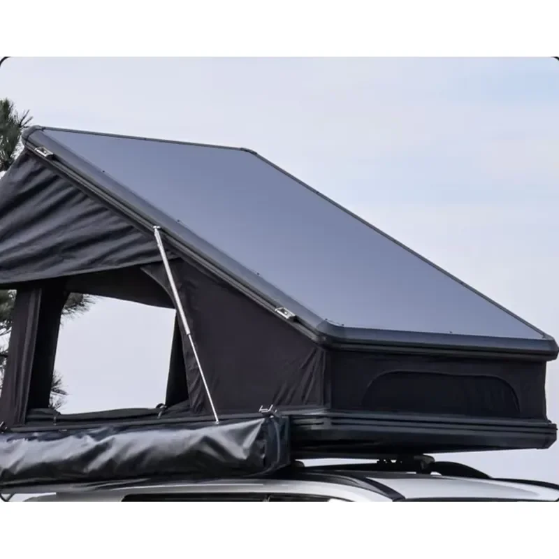 Car Rooftop Tent Hard Shell Four-Season Waterproof Oxford Fabric with Diagonal Bracing Roof Rack Box