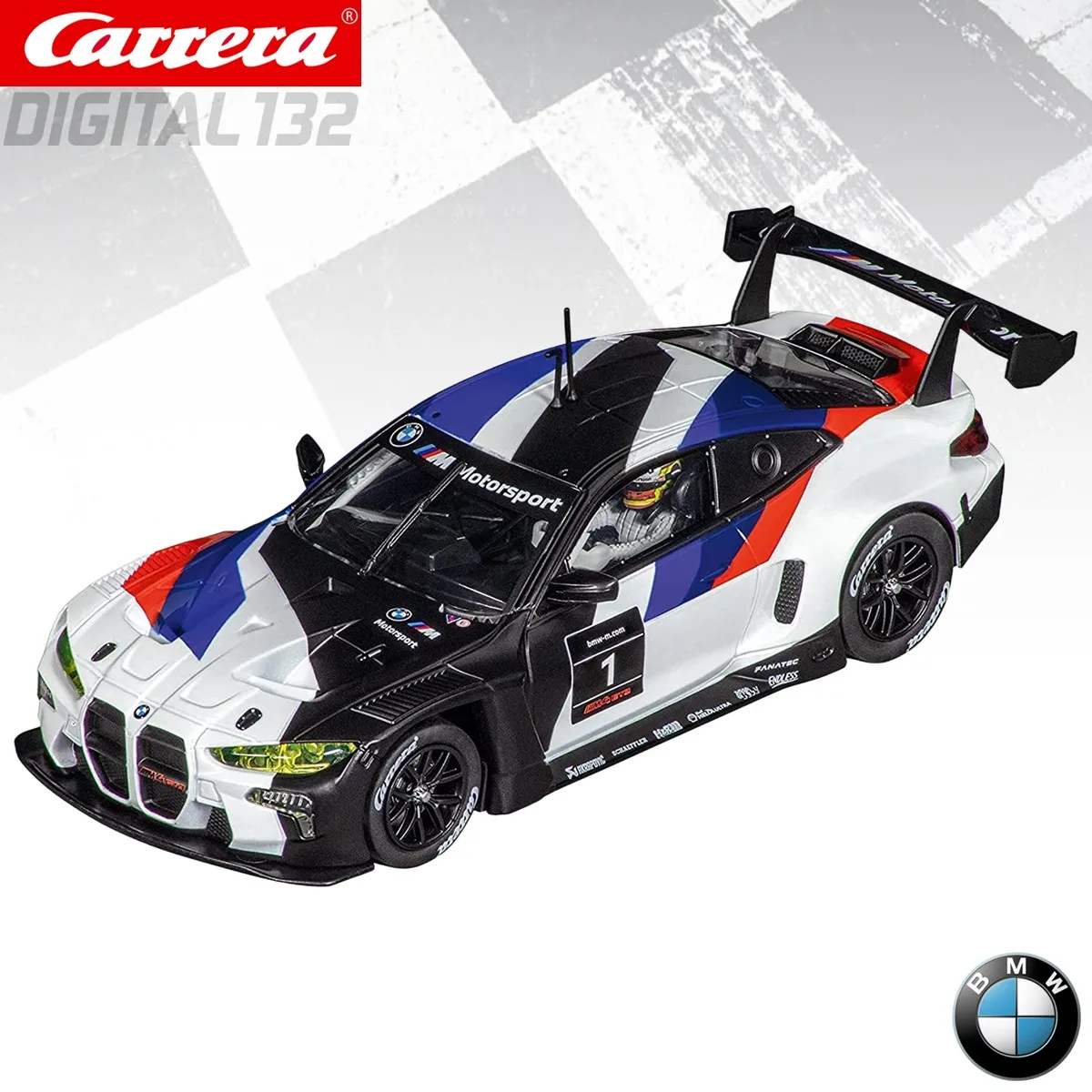 Carrera Slot Car Digital132 BMW M4 GT3 31010 BMW M Motorsport / 31011 Mahle Racing Team Digitale Nürburgring Langstrecken-Serie