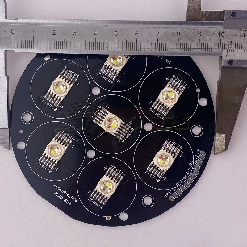 7X10W LED Light Board for 7x10w Mini Moving Light RGBW RGBWAUV 4in1 6in1 Parts Repair Accessories view 6