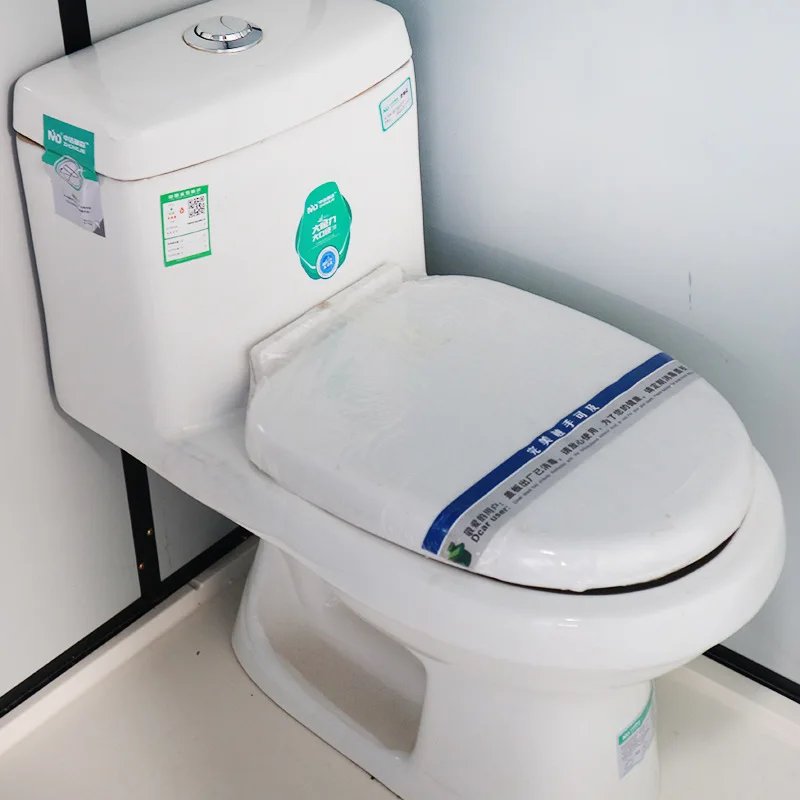 One-piece integrated bathroom shower room dry and wet separation manufacturer mobile apartment dormitory tempered glass