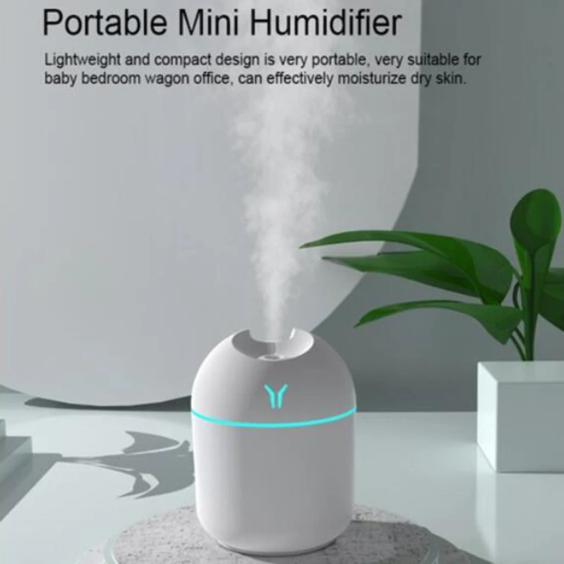 Mini Large Mist Volume USB Luchtbevochtiger Huishoudelijke Kleine Desktop Intelligente Auto Nieuwe Aromatherapie Machine