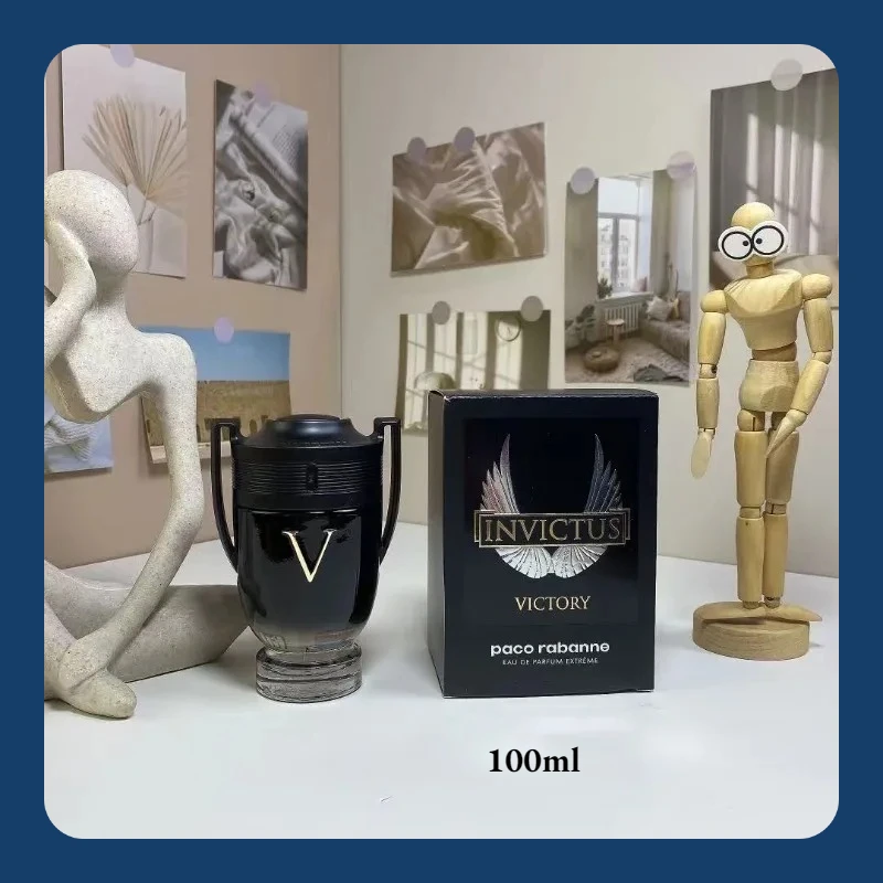 100 مل عطر فيكتوري للرجال EDP، نوتس وودي المائية، رذاذ عطر المحيط الطازج هدية للرجال 3.4 أونصة عطر كولونيا مكثفة